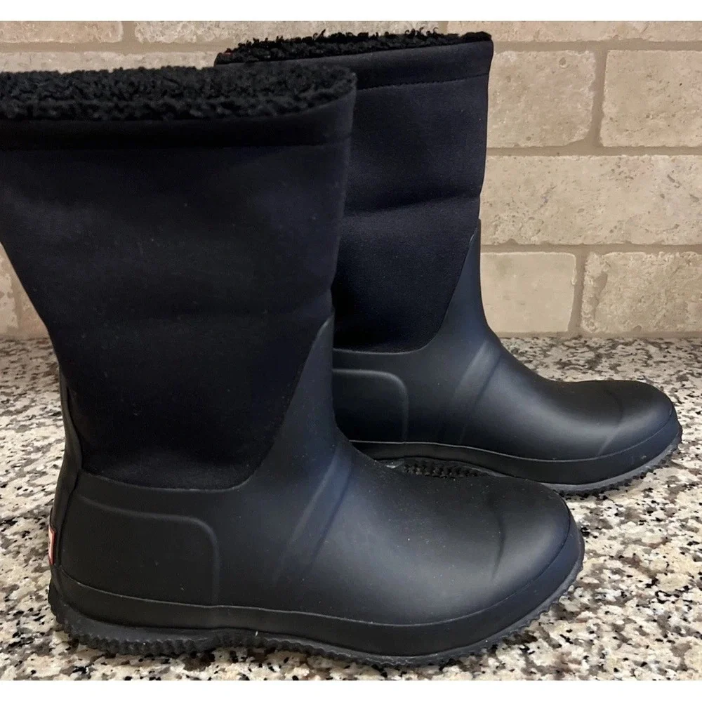 Women's Hunter Sherpa‎ Lined Original Roll Top Boot Waterproof Insulated Size 5